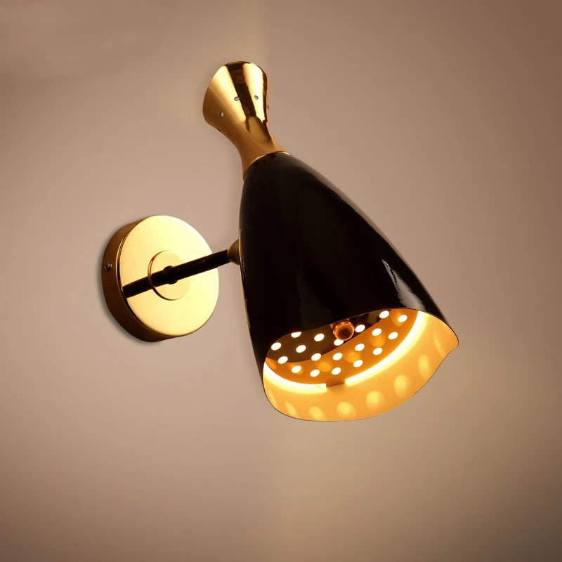 

Free shipping After the modern minimalist designer loft lamp creative arts Living Room Bar Cafe clothing store Wall lamp