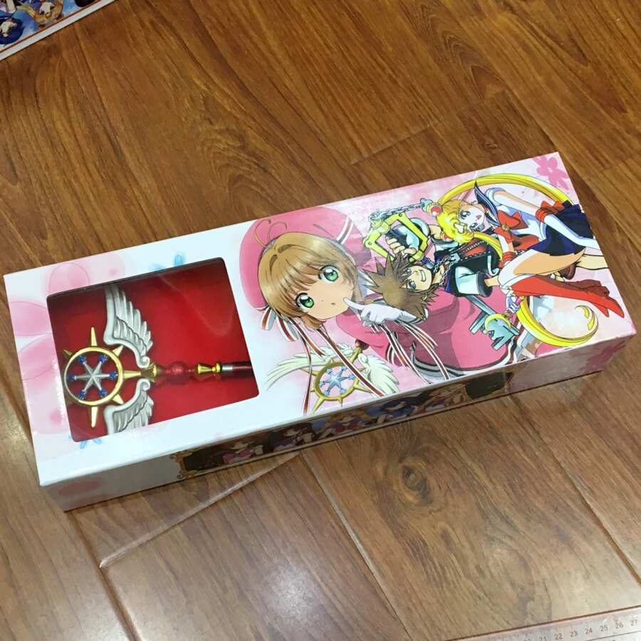 Cardcaptor Sakura Card Porp Kinomoto Captor Sakura Birdhead Star Magic Stick палочка телескопическая палочка косплей подарок