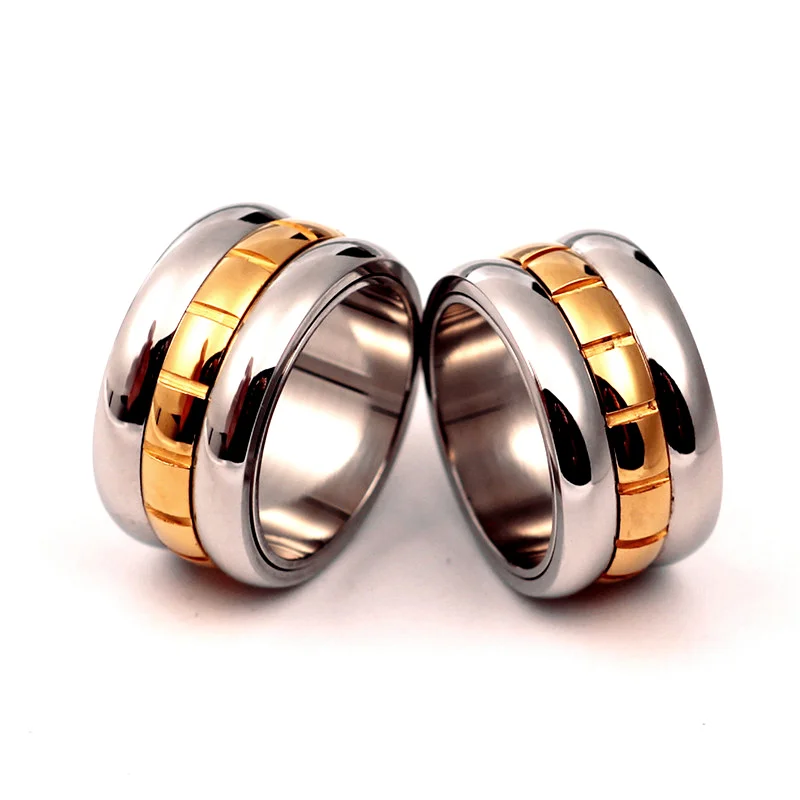 Top Quality Famous Brand New Rings For Men Women 14kgp 316l Top Quality Famous Brand New Rings For Men Women 14kgp 316l Stainless Steel Love 12mm Width Dropshipping In Wedding Bands From Jewelry Accessories