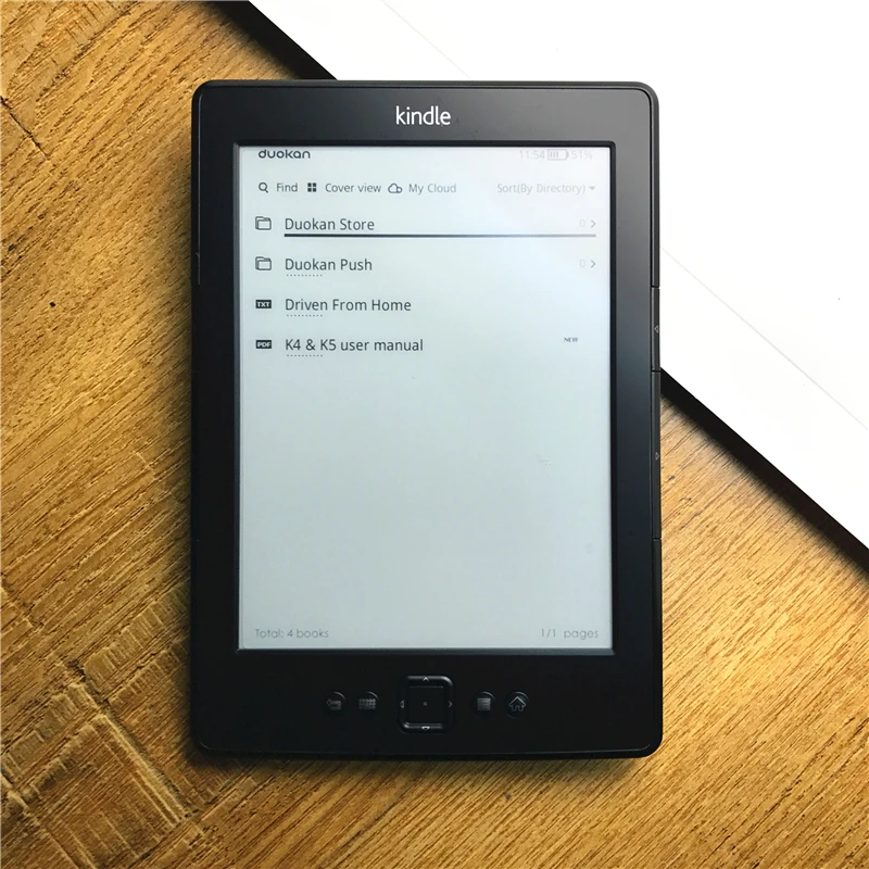 Skup Tanie Kindle 4 5 e book z prezent e wyświetlacz atramentowy 6 cal czytnik ebooków elektronicznych e book Ereader 2GB odnowiony doskonałym stanie