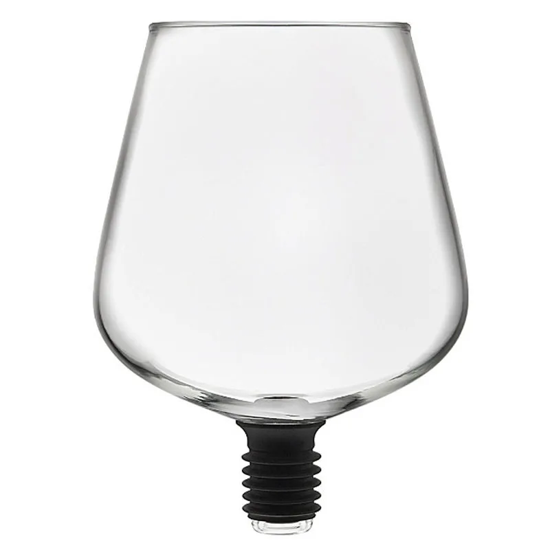 

SZS Barware Transparent Direct To Drinking Wine Decanter Glass Cup Packed In Wine Bottle Stopper Bar Tools