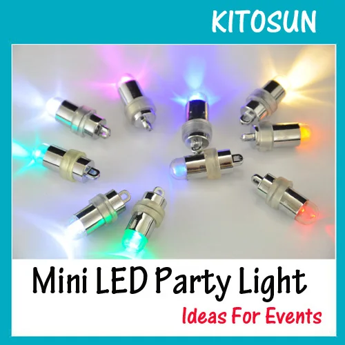 100pcs Mini LED Light for Party paper Lantern small waterpoof Balloon light Floral Led Lights For