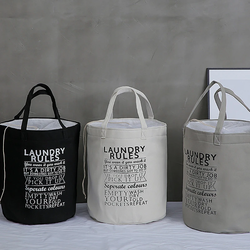 

Linen Laundry Storage Baskets Folding Large Dirty Clothes Toys Fabric Organizer Baby Kids Sorting Bag Accessories Supplies Items