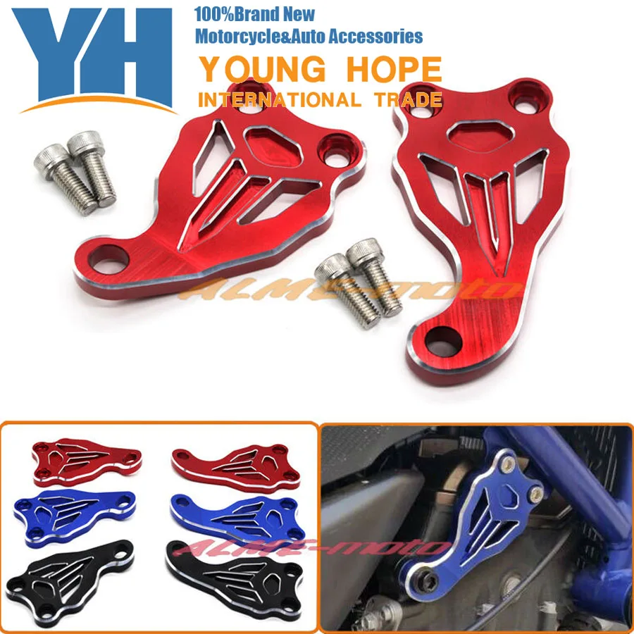 

Motorcycle Accessories CNC Fixed Frame & Engine Mounting Bracket Slider Cover For YAMAHA MT07 FZ07 MT-07 FZ-07 2014-2016 Red