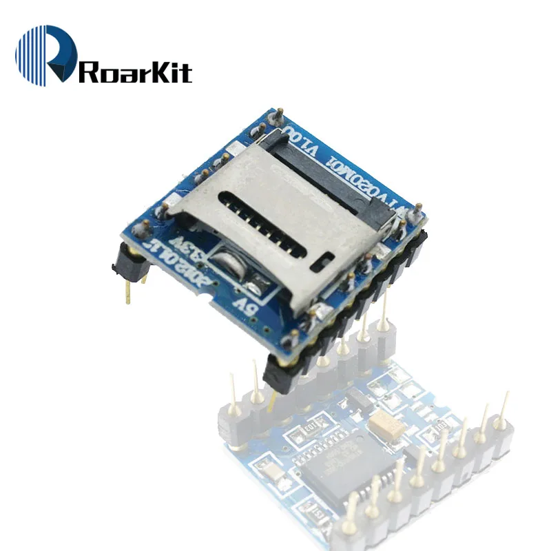 WTV020 WTV020-SD WTV020SD-20SS мини SD карта MP3 звуковой модуль голосовой для PIC Arduino 2560 UNO R3