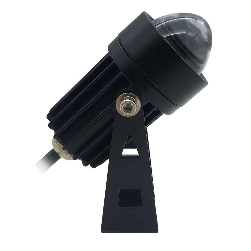 DONWEI 3 Вт COB Светодиодный точечный светильник наружный 85-265 в стиль водонепроницаемый IP65 Алюминиевый настенный светильник проектор для парка зданий квадратный