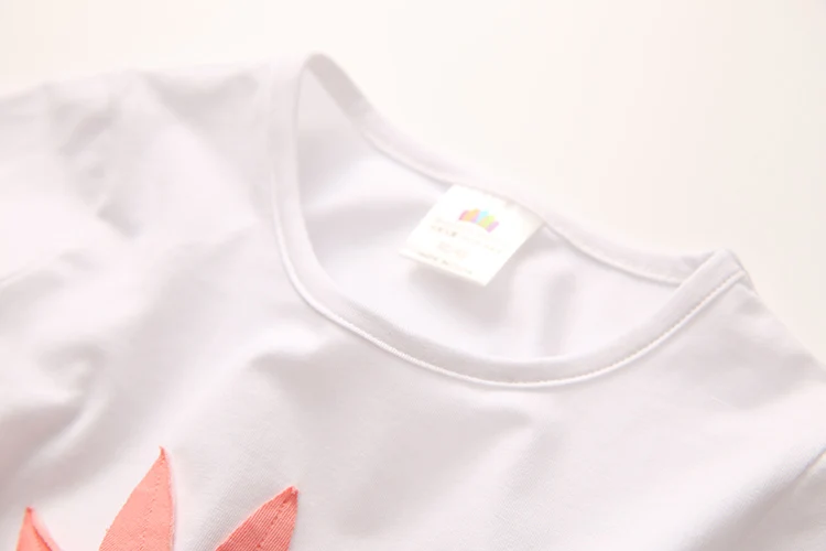 2018 Summer 2-10 Years Kids Girl Birthday Party Elegant Princess Embroidery Floral T Shirt+Hollow Out Skirt 2 Piece Dress Sets (13)