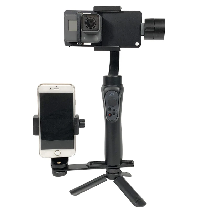 Адаптер для телефона зажим мини штатив кронштейн GoPro 7 черный 6 5 4 3 + аксессуары go pro