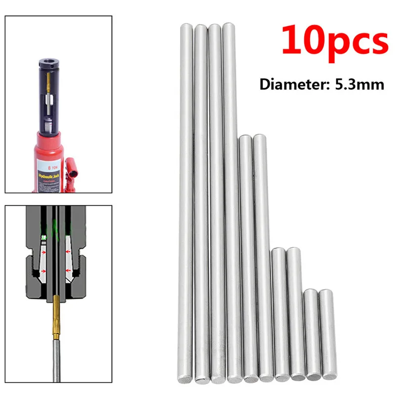 

10pcs Ejector Pins Set for Pushing Rifling Buttons High Hardness Full Specifications Steel Reamer Machine Tools Accessories