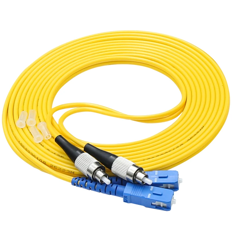 

FC/UPC-SC/UPC Duplex 2.0mm Single Mode Fiber Optic Patch Cord, FC-SC Fiber Patch Cord