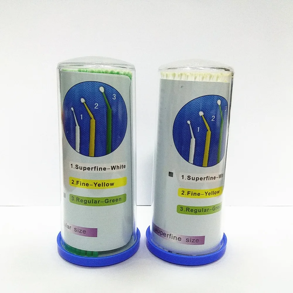 100 pcs Dental Disposable Micro Applicators Dental Brushes Superfine