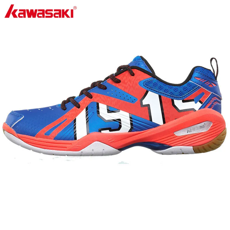 

Genuine Kawasaki Mens Badminton Shoes Brand Breathable Sneakers Women Sports Training Shoes K-515 Free Gift Socks