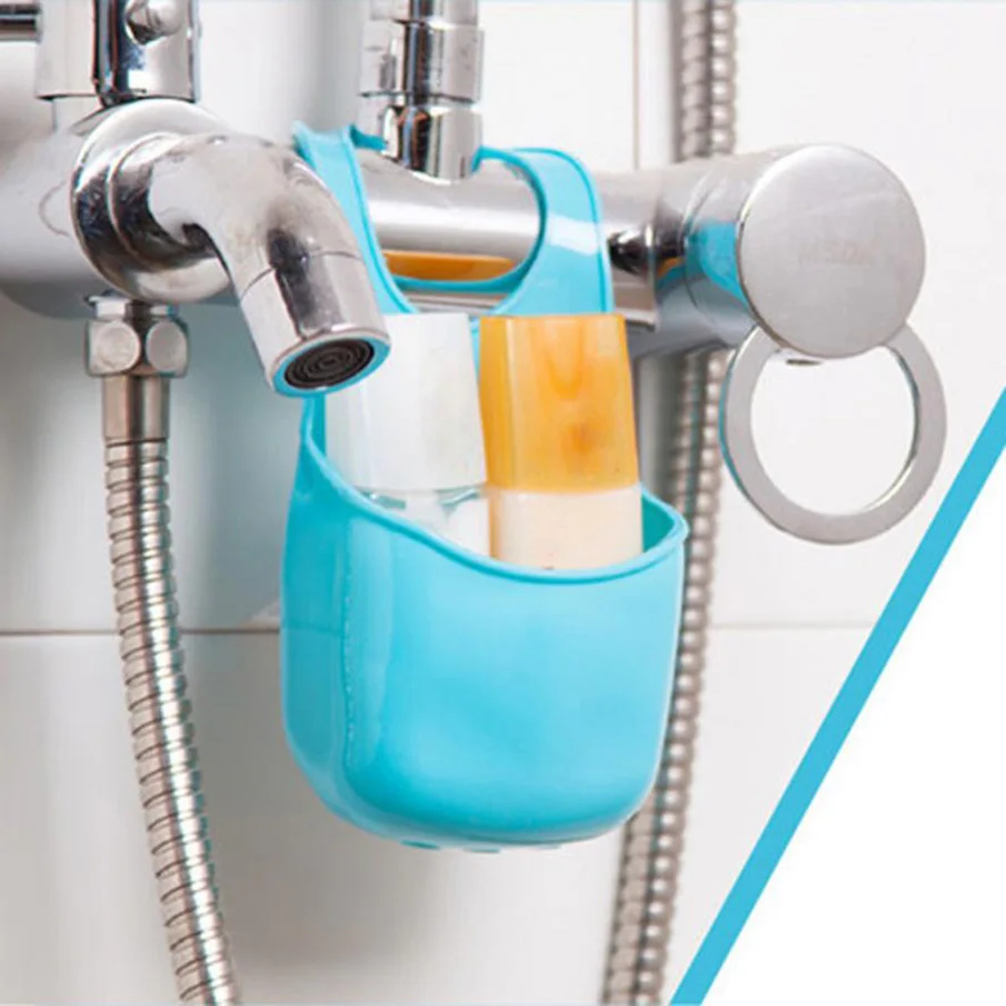 

ISHOWTIENDA Kitchen tool High Quality rangement cuisine Folding Silicone Hanging Holders Kitchen Bathroom Storage Holders Racks