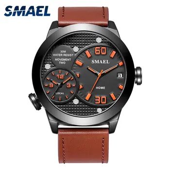 

Mens Watches Top Brand Luxury Sport Watches Men Quatz Watch Leather Bracelet Clock 1314 Waterproof Wristwatch Men Fashion Watch