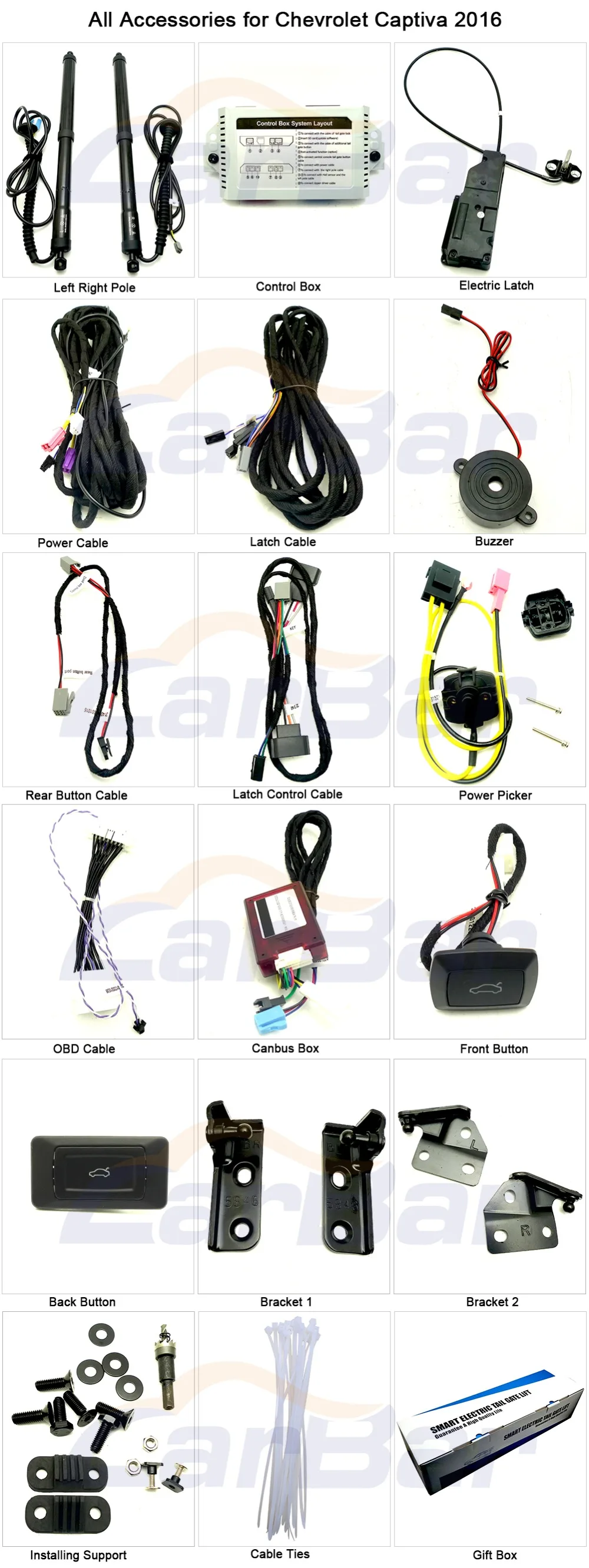 Electric Tail gate lift special for Chevrolet Captiva 2016 (5)