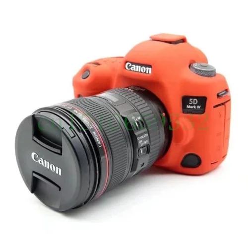 5D4 силиконовый чехол, сумка для камеры Canon EOS 5D4 5D Mark IV, резиновая сумка для камеры, чехол для 5D4, черный, красный, желтый, камуфляж