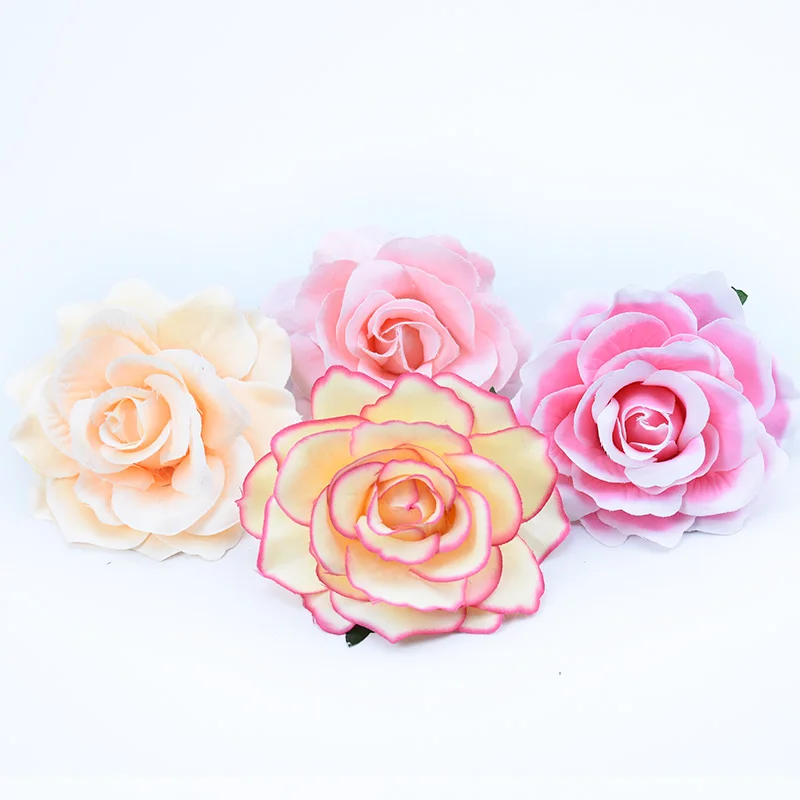 10 см Высокое качество шелковые розы цветок стены Свадебный домашний Декор Рождество diy брошь Свадебные Аксессуары Распродажа искусственные цветы
