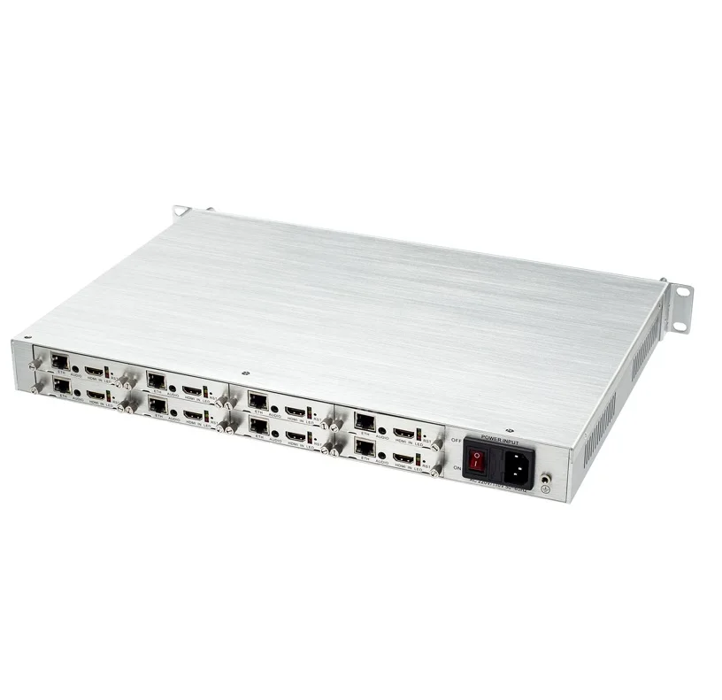 HDMI кодировщик H.264 кодировщик видео кодировщик HWCODEC 8-канальный сетевой видеорегистратор HD 1080P RTSP RTMP RTMPS UDP HTTP ONVIF декодер потокового вещания - Цвет: H5118P