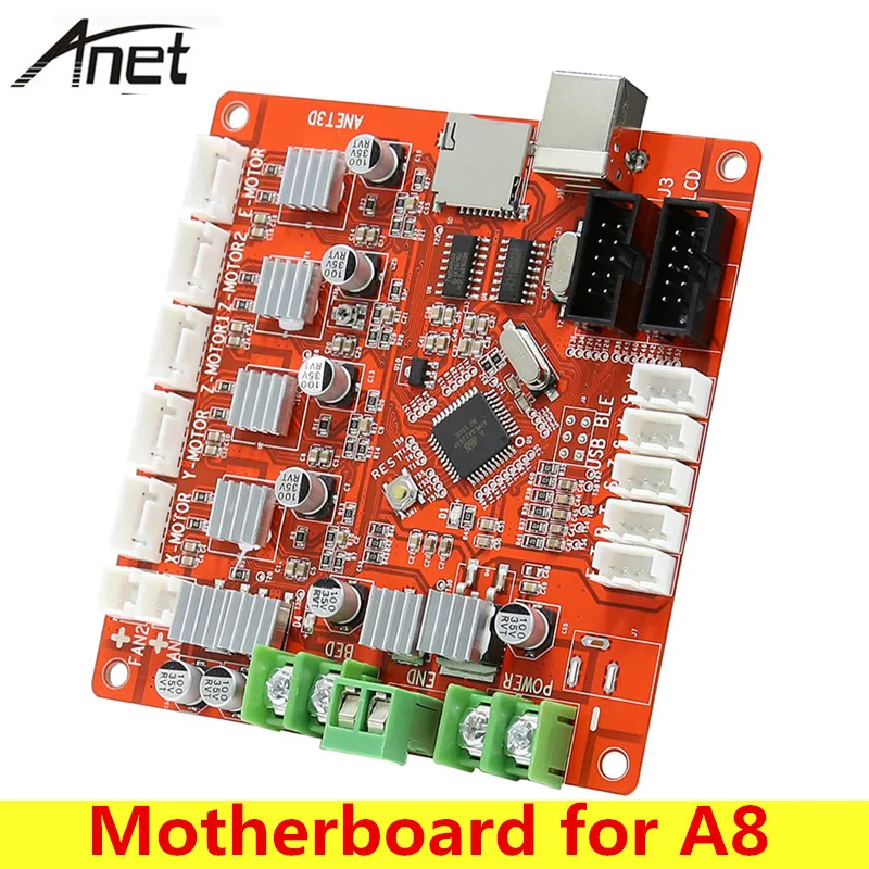 Anet V1.0 3d принтер плата контроллера материнская Ramps1.4 Обновление версии для