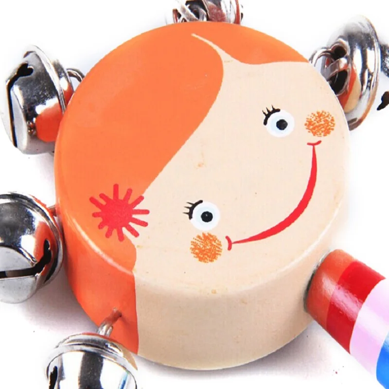 Subcluster Random style Baby Wooden Hand Rattles Musical Party Favor Child Shaker Percussion Musical Instrument Educational Toy Subcluster Random style Baby Wooden Hand Rattles Musical Party Favor Child Shaker Percussion Musical Instrument Educational Toy