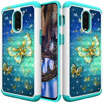 

30pcsAnti-fall Phone Cover for One Plus 6T forMoto G7 for Pixel 3 XL forAlcatel 1X Evolve 2 in 1 PC Back TPU Soft Case Coque