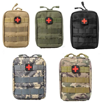 TAK YIYING Borsa per Kit di Primo Soccorso Medico da Caccia, Custodia Medica EMT Molle, Borsa per Attività all'Aperto, Viaggi e Caccia