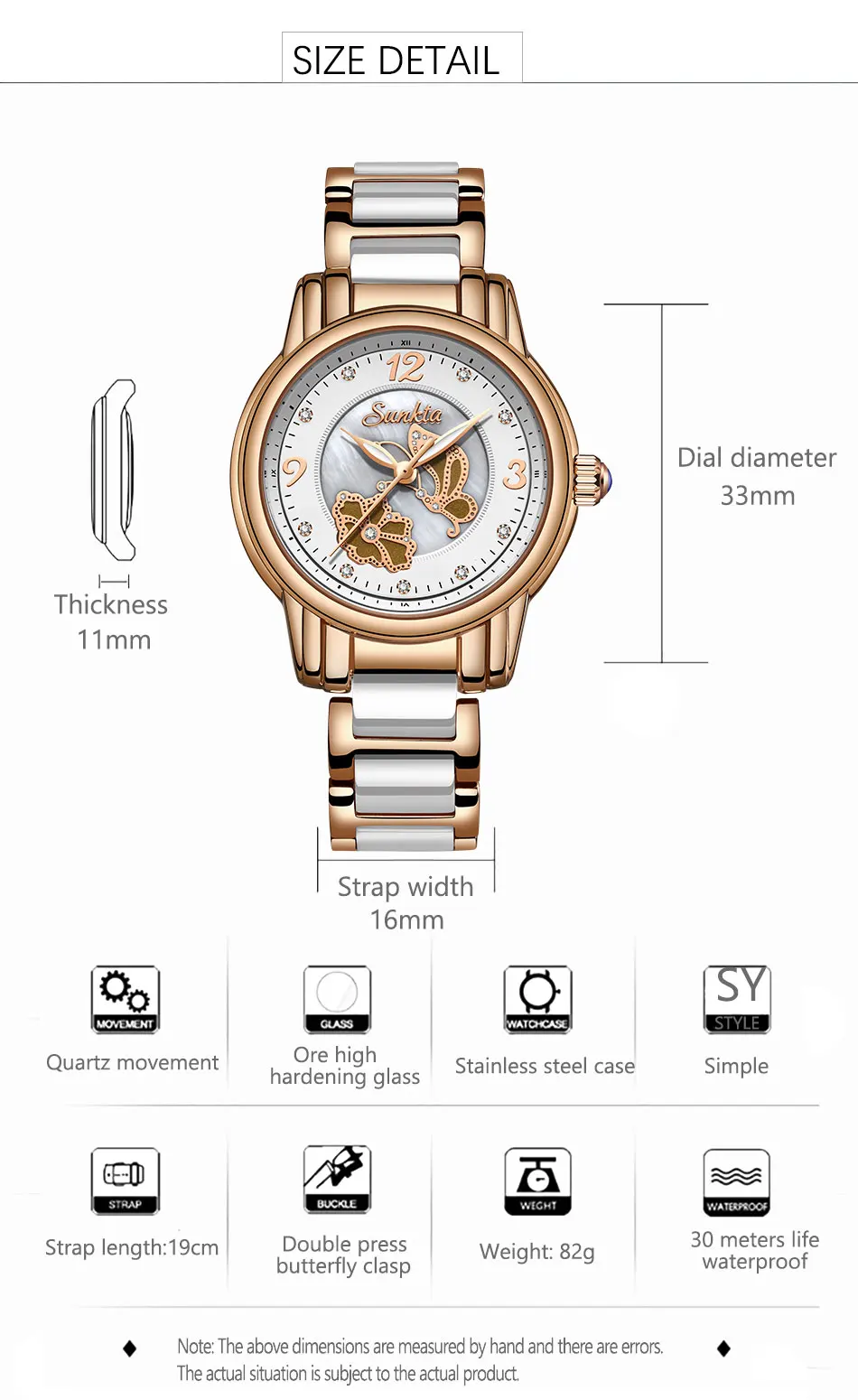 Dollar Gold Fashion Ladies Relogio Girl Top Luxury Rose Casual United Women Popular Clock Watches States Honno Brand Mushi Dress USD Waterproof Feminino SUNKTA 10 Dollar Gold Fashion Ladies 10