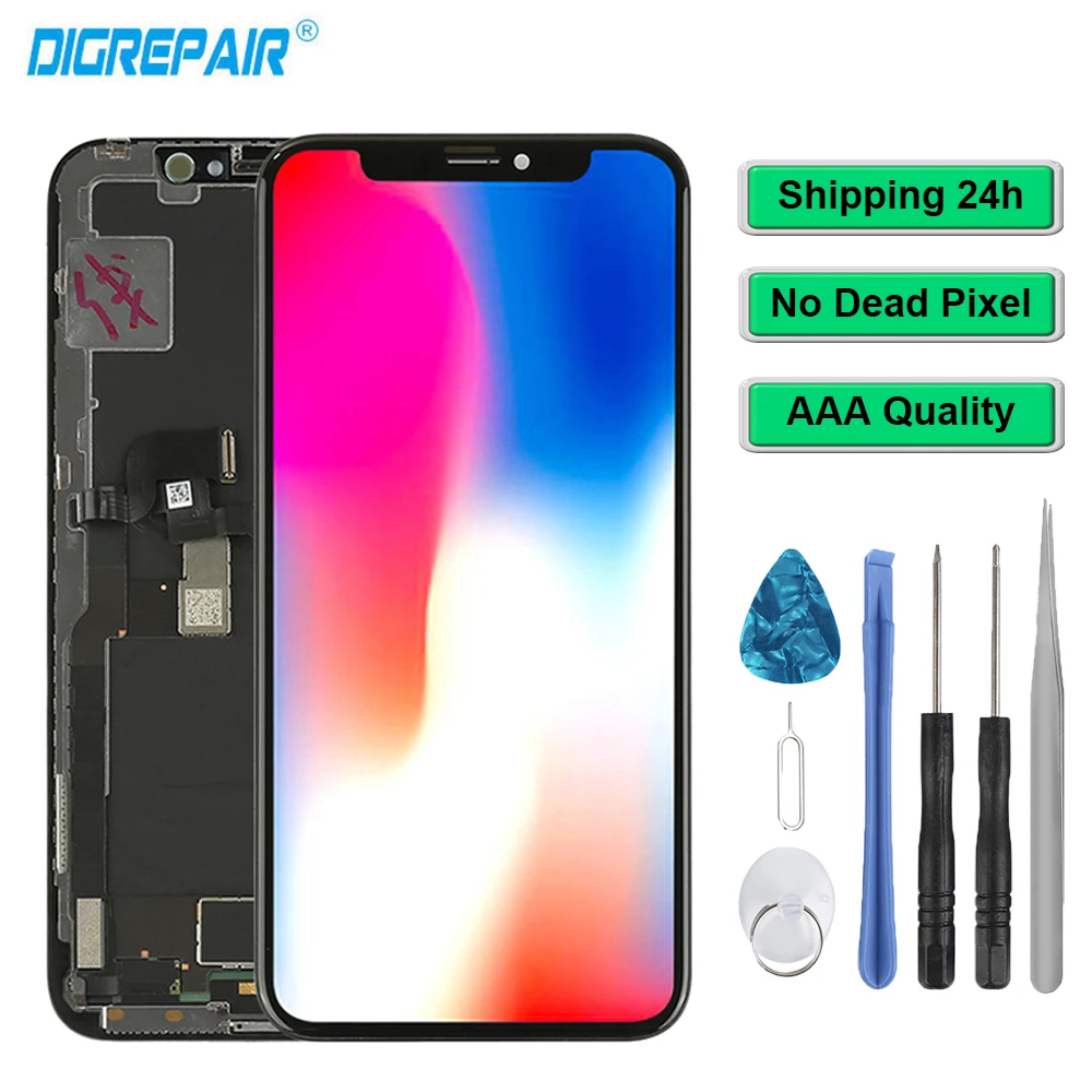 For iphone X LCD Display Touch Screen Digitizer Assembly For iPhone X