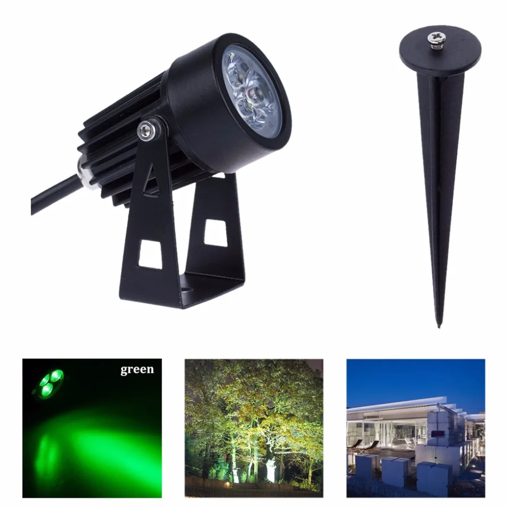 AUCD Mini 85 265V 3W водонепроницаемый Светодиодный светильник для газона|outdoor landscape