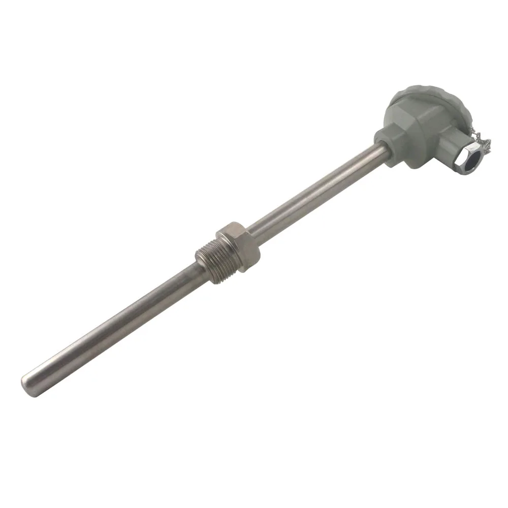 Aceitar Personalizado Wzp230 Wzp-231 Pt100 Termopar Sensor de Temperatura Sonda Rosca Fixa