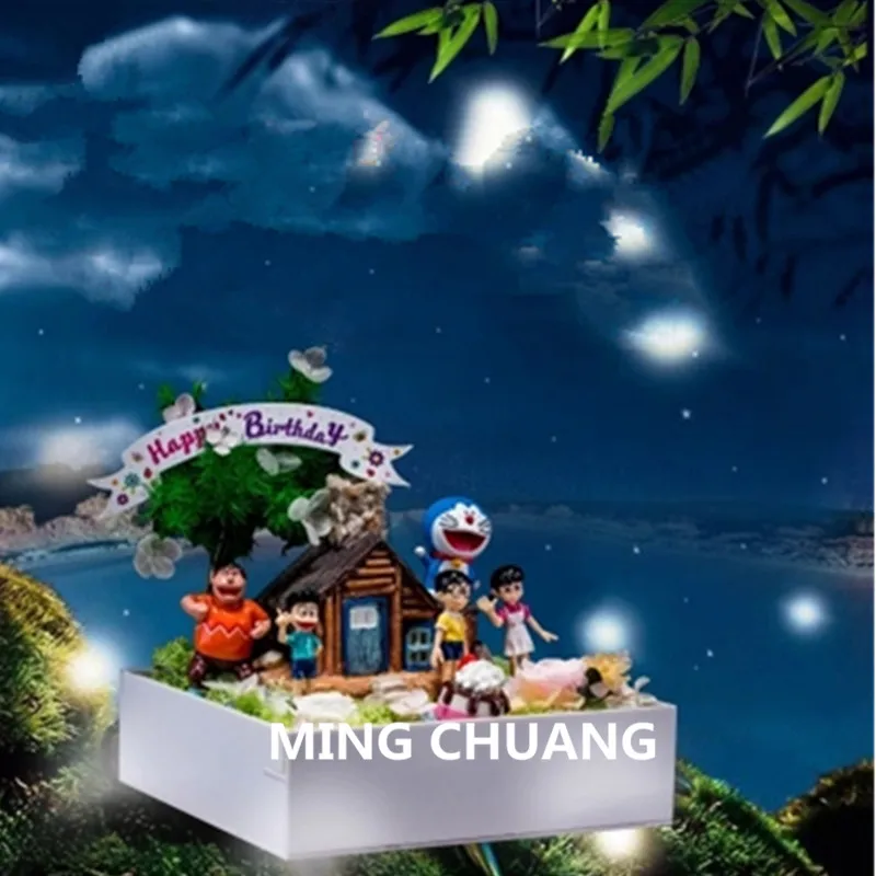 Doraemon-Nobita-Nobi-Minamoto-Shizuka-Konta-Takeshi-DIY-Moss-Microlandscape-Plastic-Action-Figure-Toy-Christmas-Present (4)