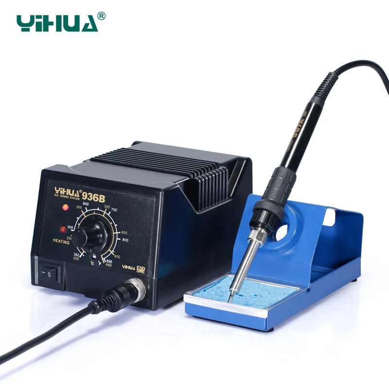 Печатная плата YIHUA 936B PCB цифровая Бессвинцовая паяльная станция|lead free soldering