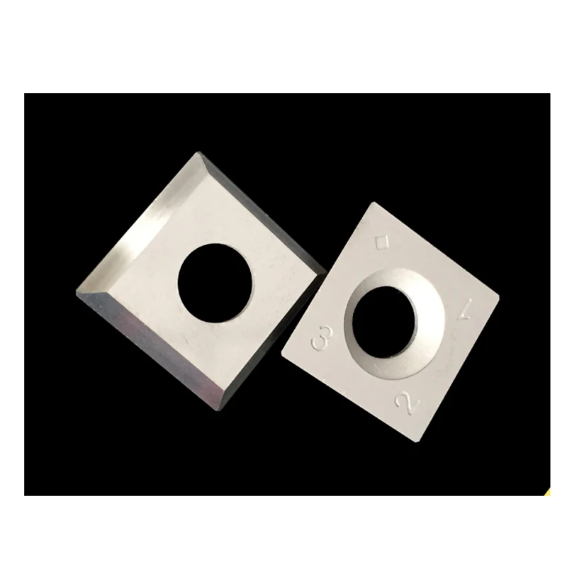 

Silver Radius Square Carbide Inserts 4-Edge 15 x 15 x 2.5mm For Wood Turning tools for woodworking spiral cutter head