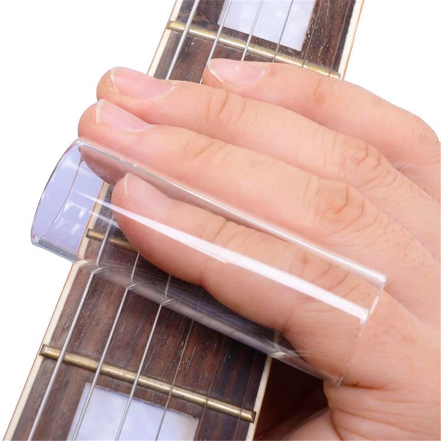 Length 60mm Diameter 22mm Thickness 2mm Guitar Slide Glass Finger