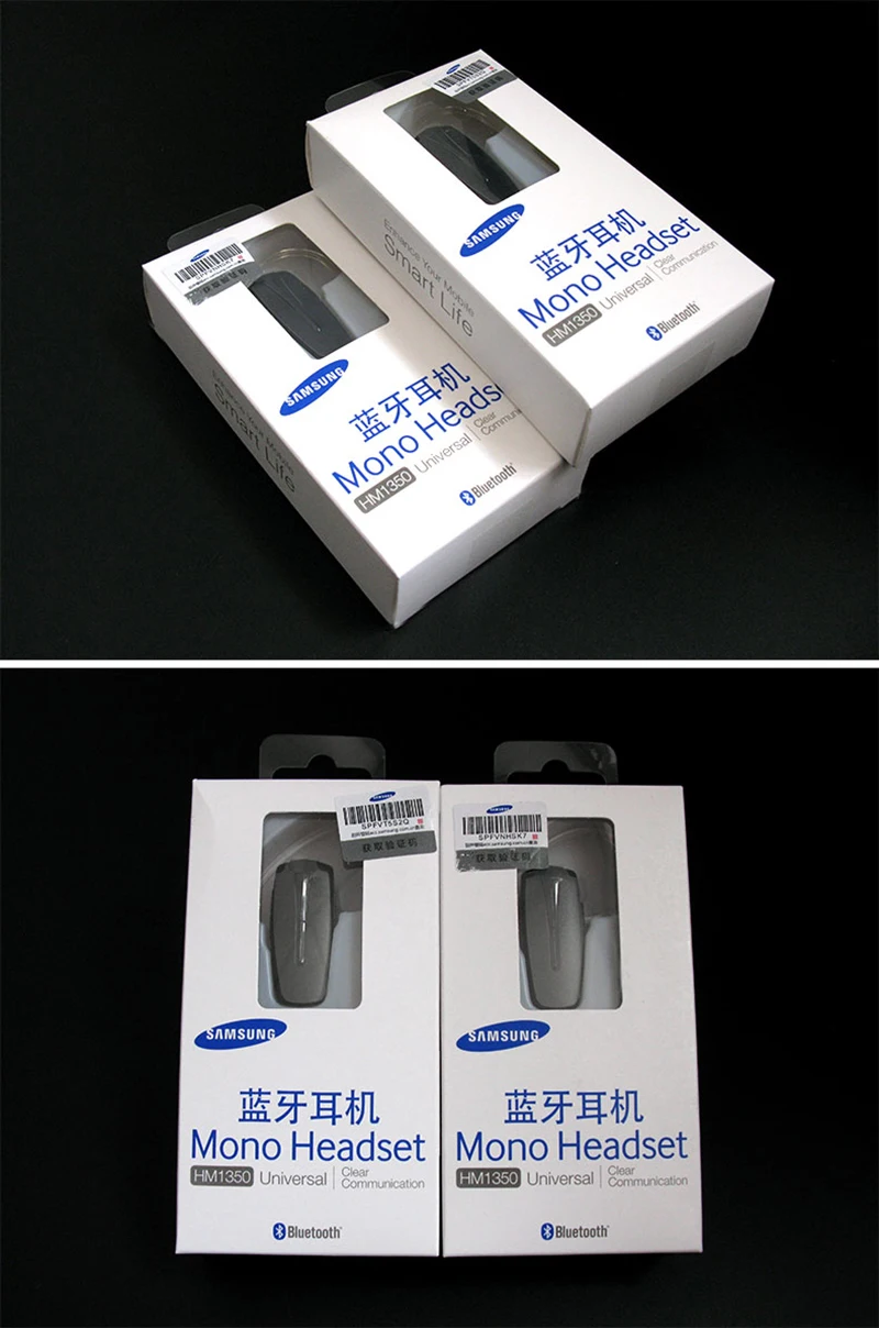 Samsung HM1350 бизнес Bluetooth наушники Bluetooth 3,0 Функция шумоподавления для S8 S8plus официальный тест