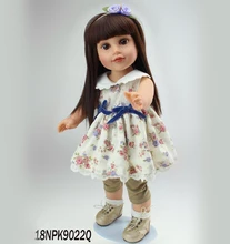 18 inch Vinyl Princess Girl Dolls Cute Realistic Girl Birthday Gift Alexander Girl Doll