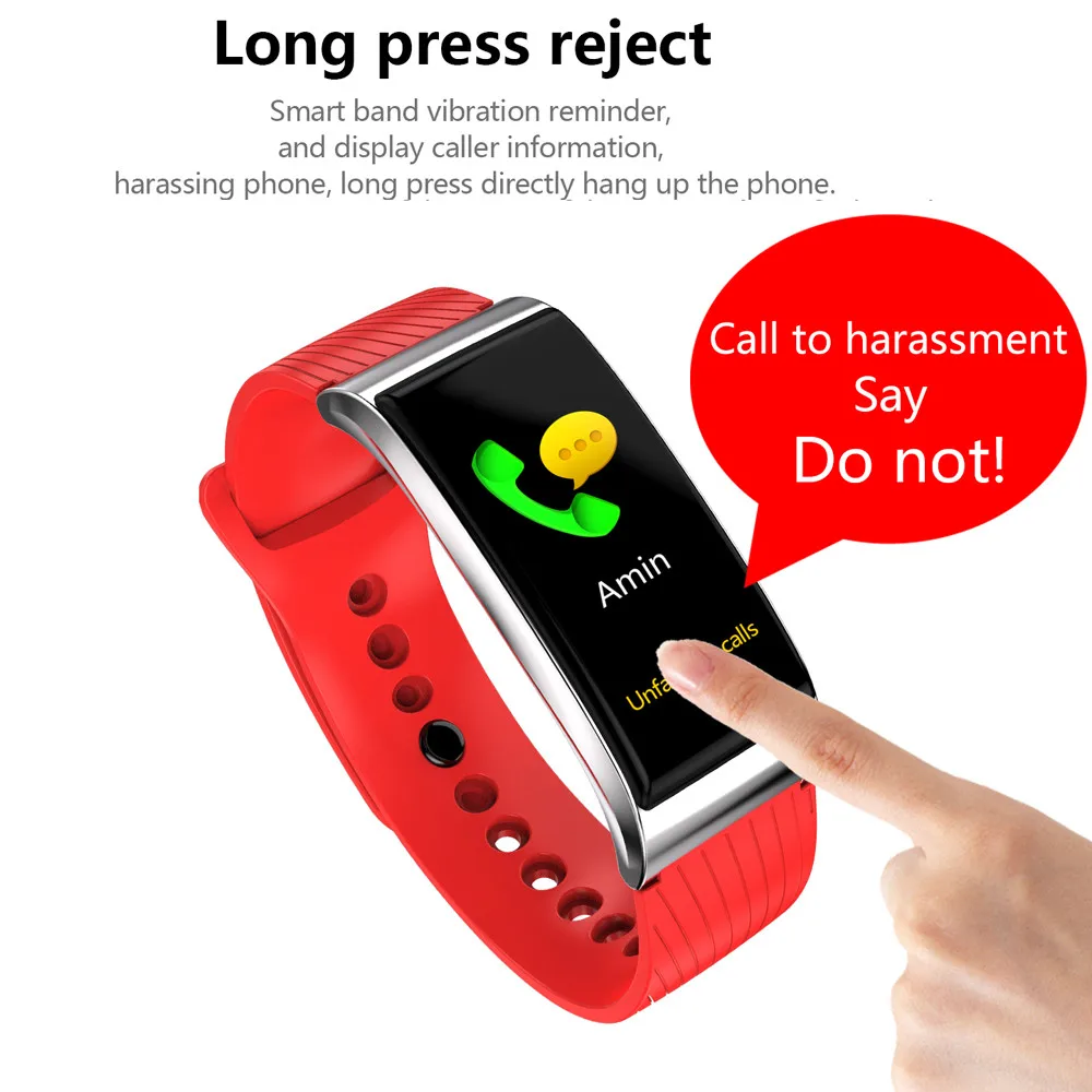 fitness tracker watch with blood pressure and heart rate