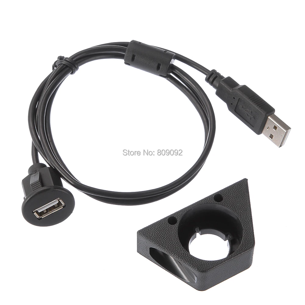 

USB Panel Usb Mount Cable USB 2.0 Extension Converter Dash Flush Mount Cable Panel Mount Cable For Car/Boat/Motorcycle