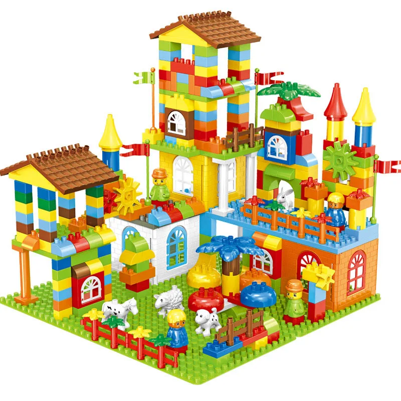 

78-288Pcs Duploe Design Building Block Toy Construction Set For Boys Kids Compatible Legoings Bricks Eductional Palace Model