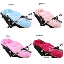 100% Newest stroller bag with down and fur collar to keep warm in winter baby footmuff,baby sleeping blanket inside is fleece