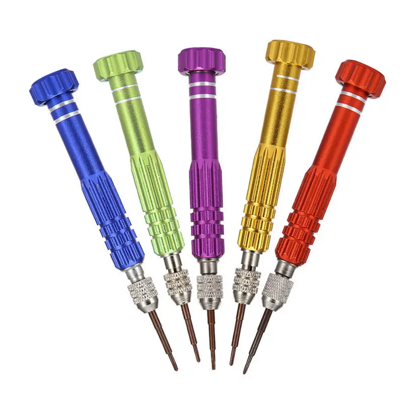 Mayitr Professional 5 in 1 Alloy + S2 Steel Screwdriver Set Repair Tools Opening Kit For iPhone Samsung Anroid Phone Accessory Mayitr Professional 5 in 1 Alloy + S2 Steel Screwdriver Set Repair Tools Opening Kit For iPhone Samsung Anroid Phone Accessory