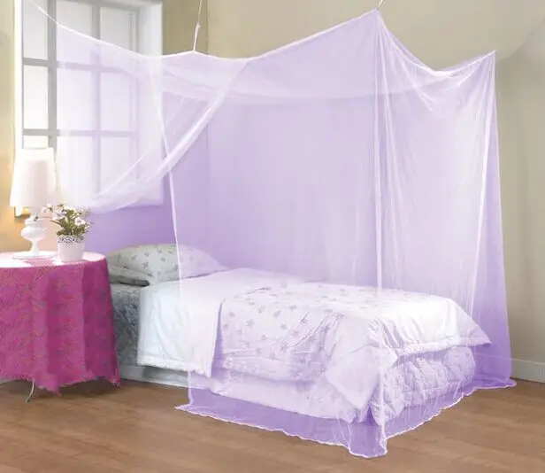 

Elegant square polyester Mosquito Net Insect home Bed Net mosquito Curtain