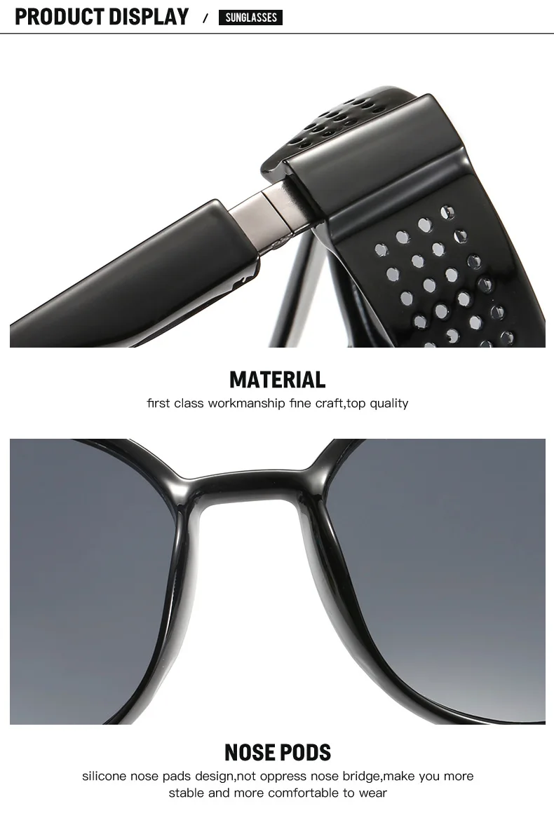 Черные круглые стимпанк Солнцезащитные очки, мужские Ретро панк солнцезащитные очки, женские готические очки, мужские s оттенки, модные очки UV400