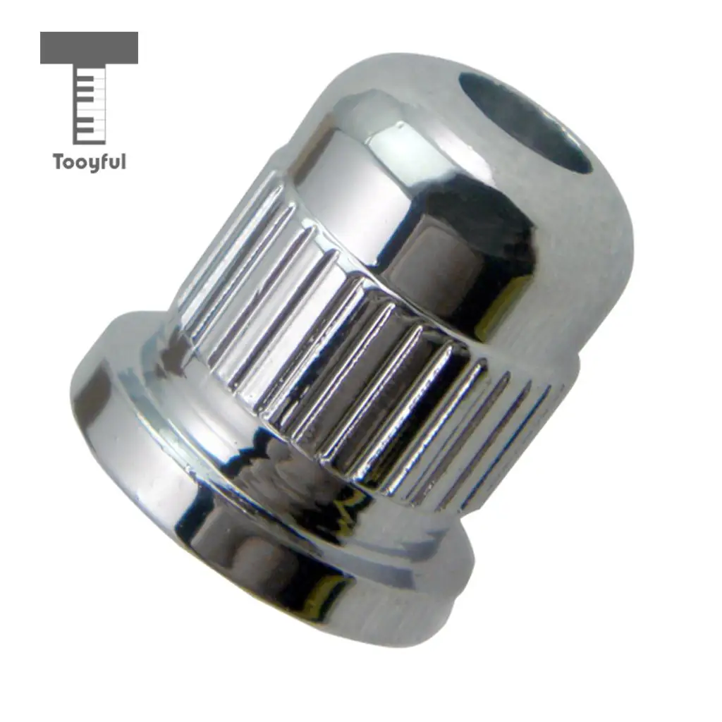 Tooyful 4 Pcs Electric Bass Guitar String Mounting Ferrules Bushing for Thru Body