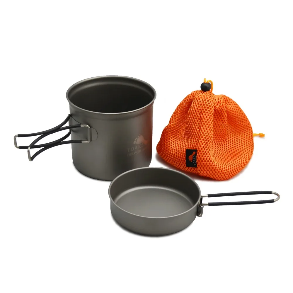 Tazas 1100 ml utensilios ultraligero de titanio olla sartén acampar al aire libre tazón de titanio Picnic