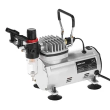 KKmoon профессиональный двойного действия хобби спрей Аэрограф набор тату-дизайн ногтей краска 3 Аэрограф Комплект с воздушным компрессором