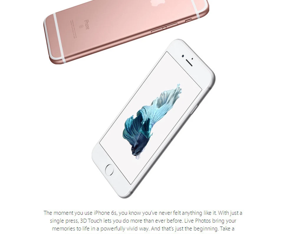 Apple iPhone 6S плюс двухъядерный мобильный телефон 5,5 ''12.0MP 2G Оперативная память 16 Гб/64/128G Встроенная память LTE смартфон