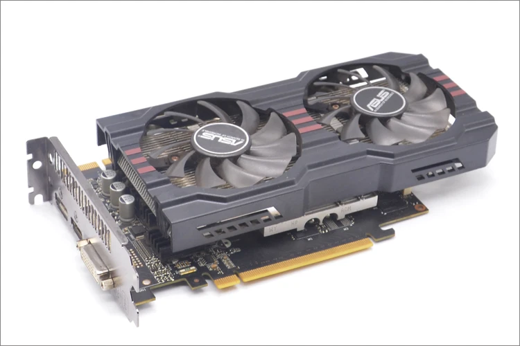 Б/у, оригинальная Видеокарта ASUS GTX 760 2GB GDDR5 256Bit DVI HDMI