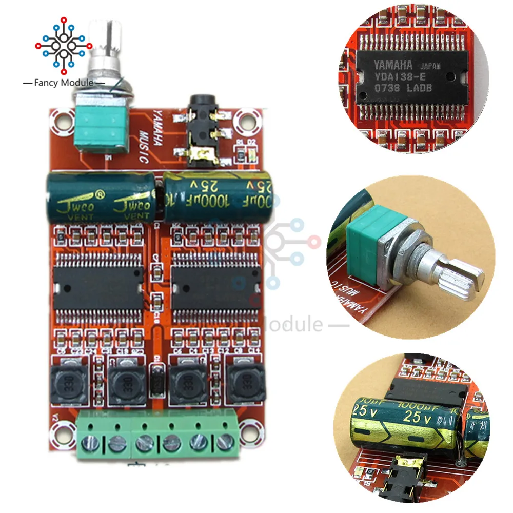 Плата усилителя мощности модуль Φ 2*20W Digital HIFI Audio Stereo Class D для Yamaha|board board|board class dboard