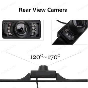 

best selling Night Vision IR LEDS Infrared Car License Plate Camera Back Up Rear View Camera 120~170 Degree